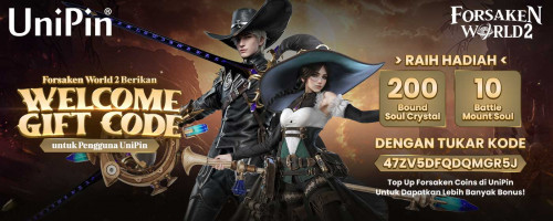 [Welcome Gift Code] Forsaken World 2 Berikan Kode Item Gratis Untuk Pengguna UniPin